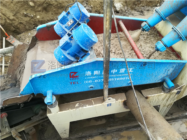 細(xì)沙回收機現(xiàn)場